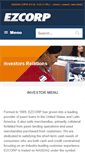 Mobile Screenshot of investors.ezcorp.com
